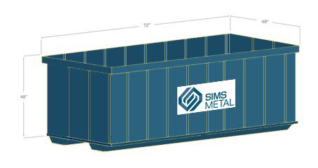 Sims Bin 4m bin for Scrap Metal